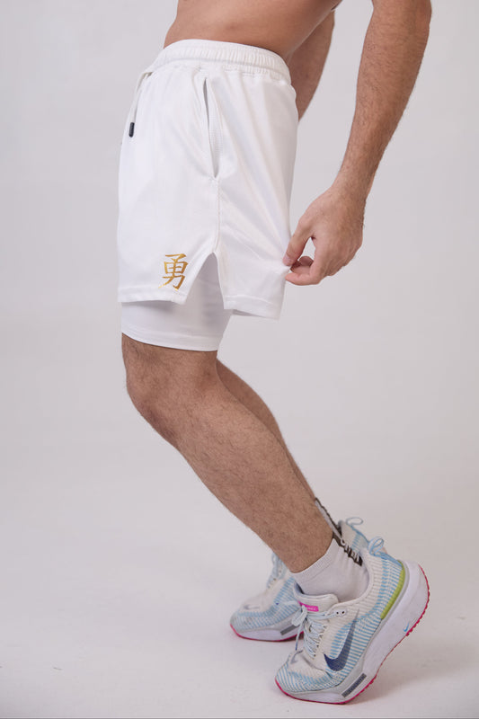 BE BRAVE 勇 Double Shorts