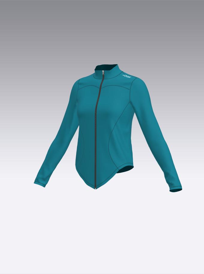 Full zipper heart Jacket