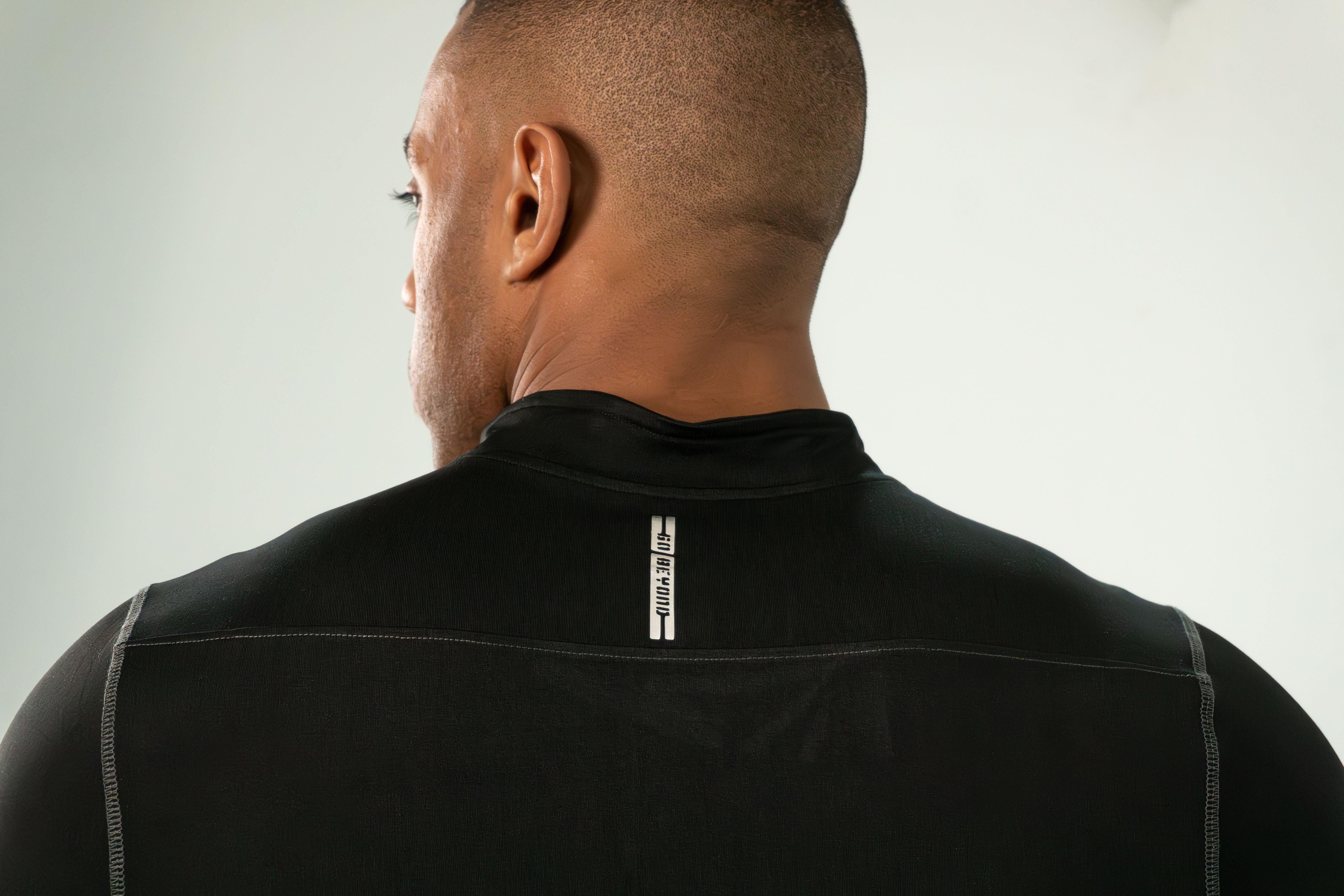 Black Quarter-Zip Men